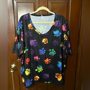 Beautiful women’s plus size 5X new without tags T-shirt